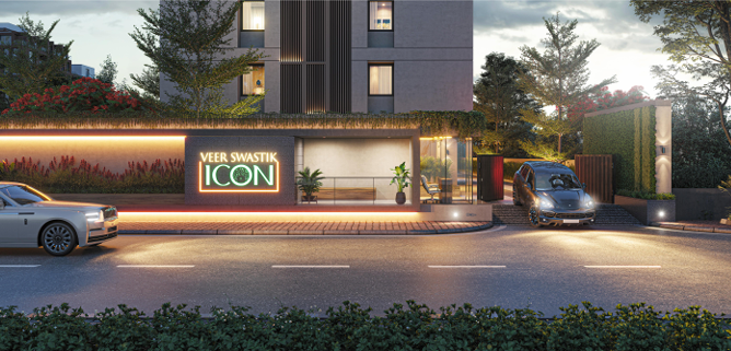 Veer Swastik Icon – Luxury 4 & 5 BHK Sky Homes with World-Class Amenities, Landscapes & Lifestyle Spaces