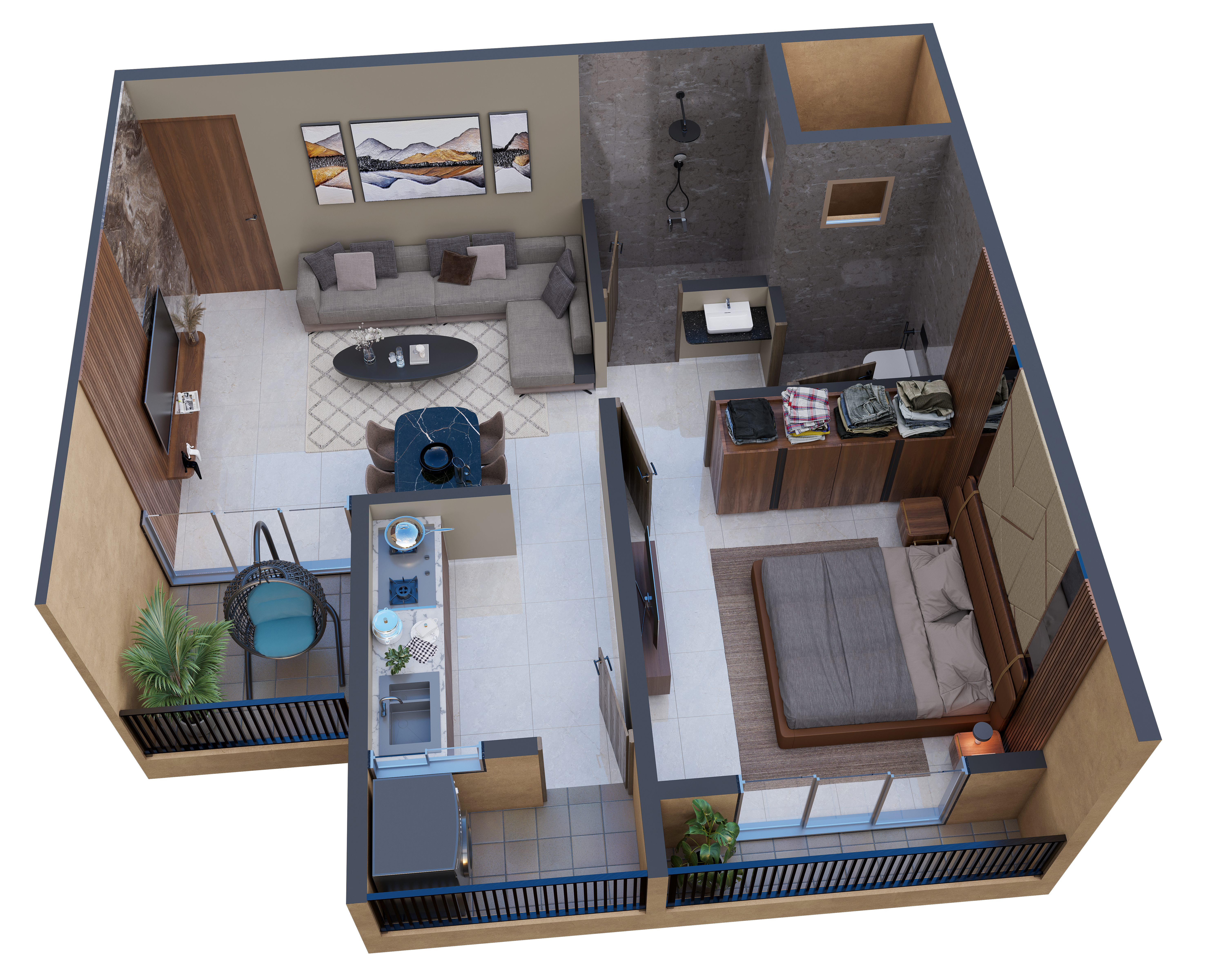 Krishna Towers Silvassa | 2 BHK Flats for Sale