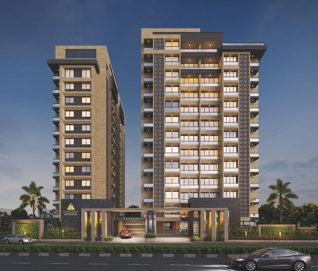 Simandhar Avenue Surat – Luxury 4 BHK Residences.