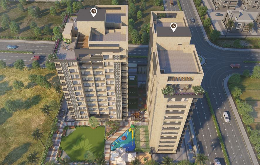 Simandhar Avenue Surat – Luxury 4 BHK Residences.