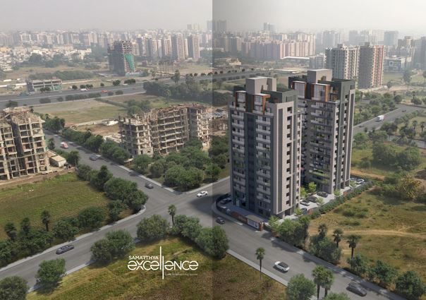 Samarthya Excellence Surat | 3 BHK Exclusive Homes 🏢🌳