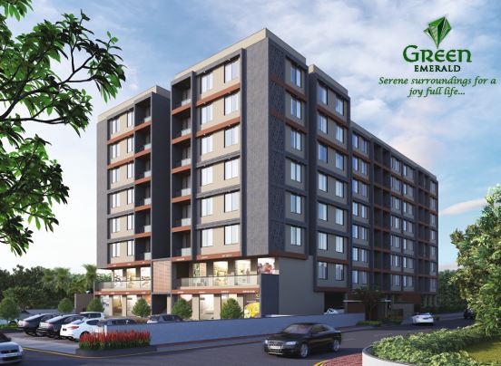 Green Emerald by Shreenathji Builder | 2 & 3 BHK Flats & Shops Dungra vapi