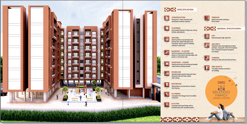 Akar Heights -1 BHK Flats in Naroli