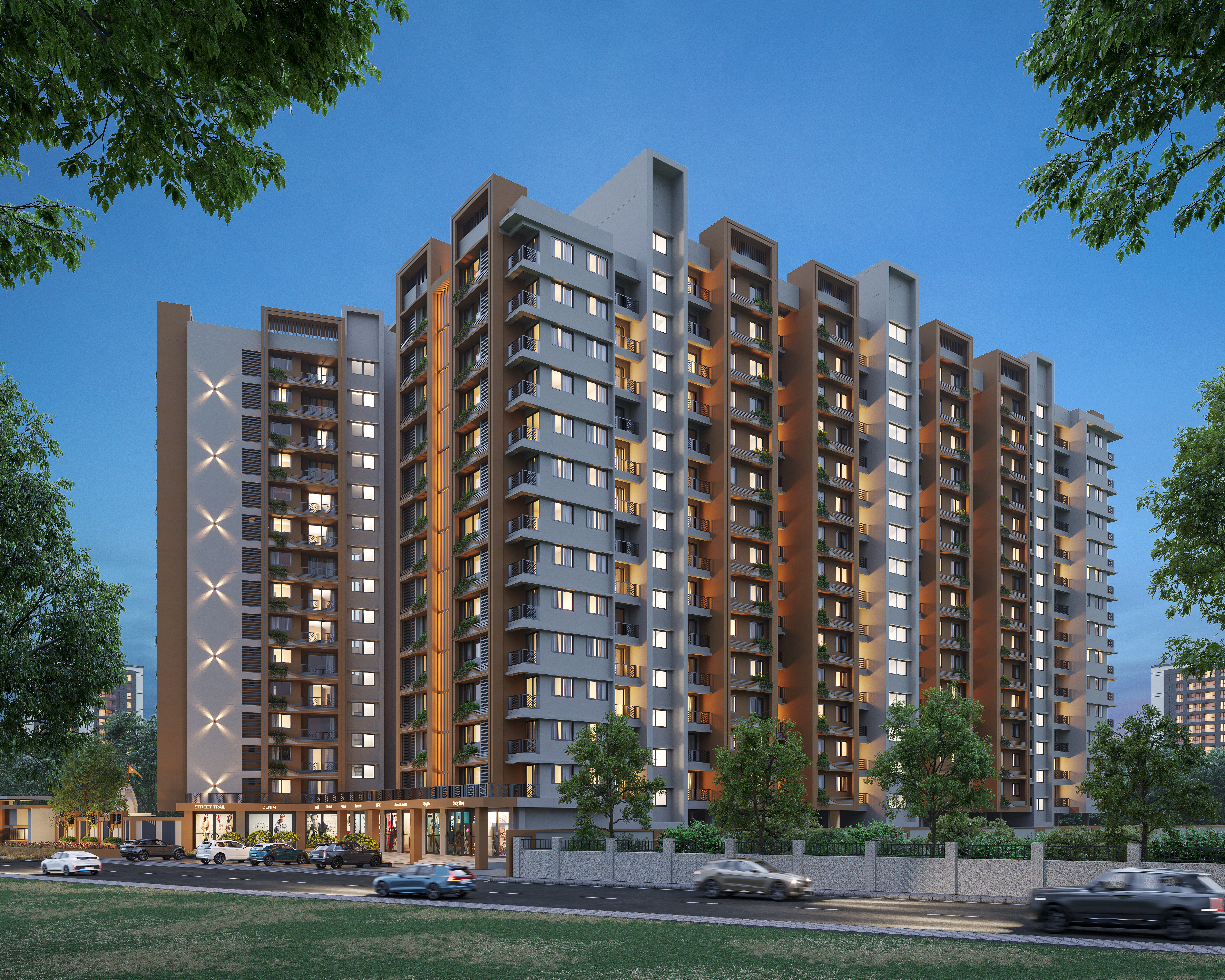 Mangalam Riverside Retail Shops | Commercial Shops Silvassa |