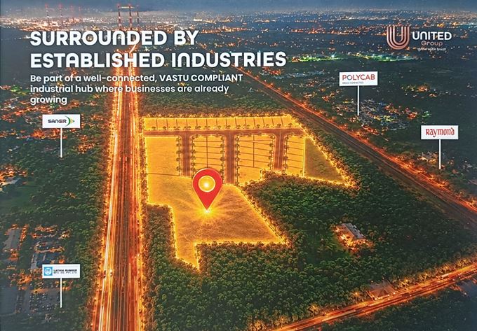 United Business Hub -Industrial Plots in Motiwada,Udwada