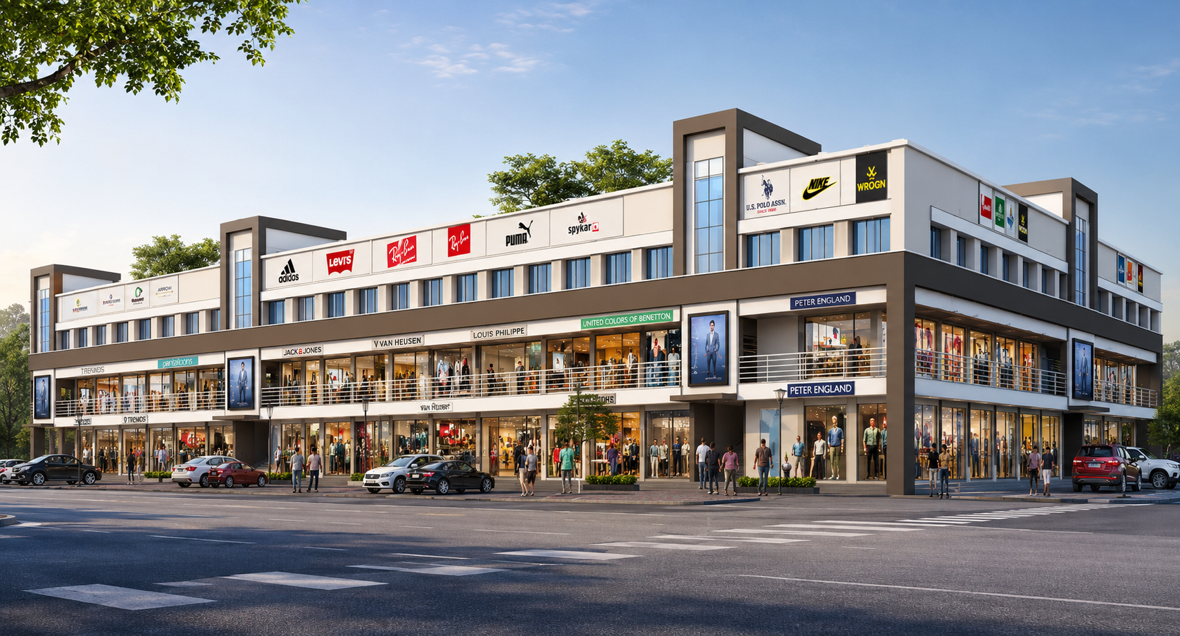 Naman High Street Premium Commercial Shops in Udvada