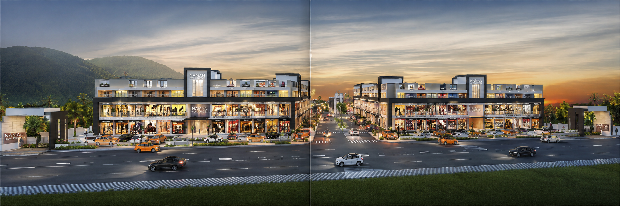 Naman High Street Premium Commercial Shops in Udvada