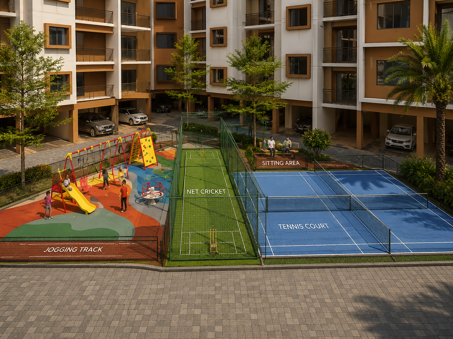 Amazonia Greens 3 BHK Apartment and Shops