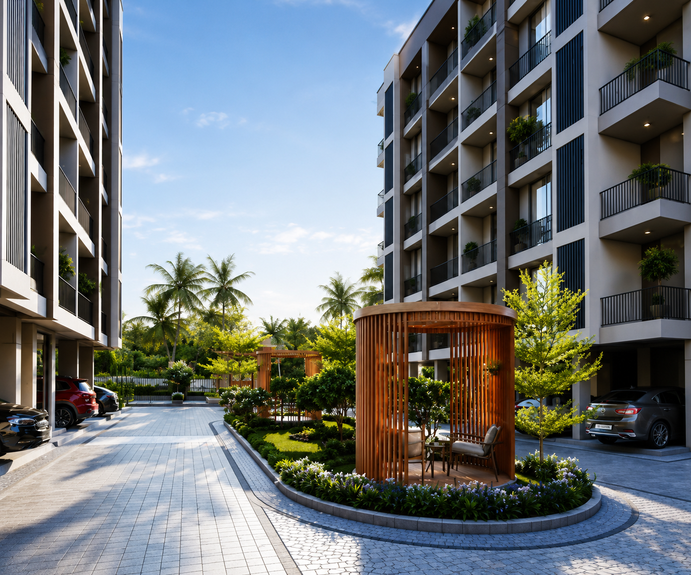 Sea Crown 2 BHK Apartments in Tithal Road, Valsad