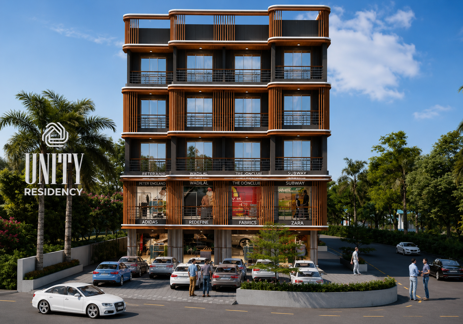 Unity Residency 1 and 2 BHK Apartment and Shops