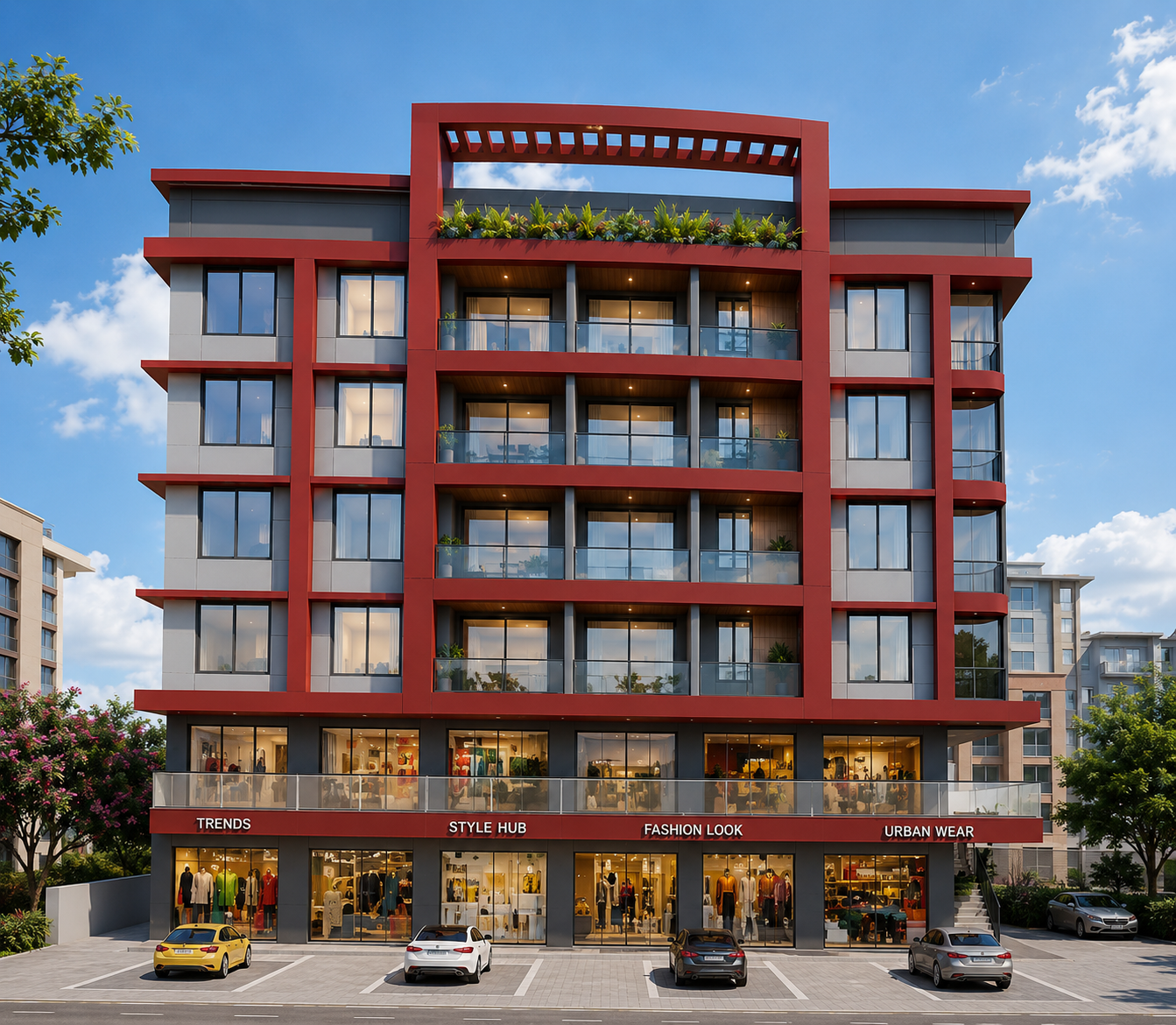 The Galaxy 1 and 2 BHK Luxurious Flats and Commercial Shops