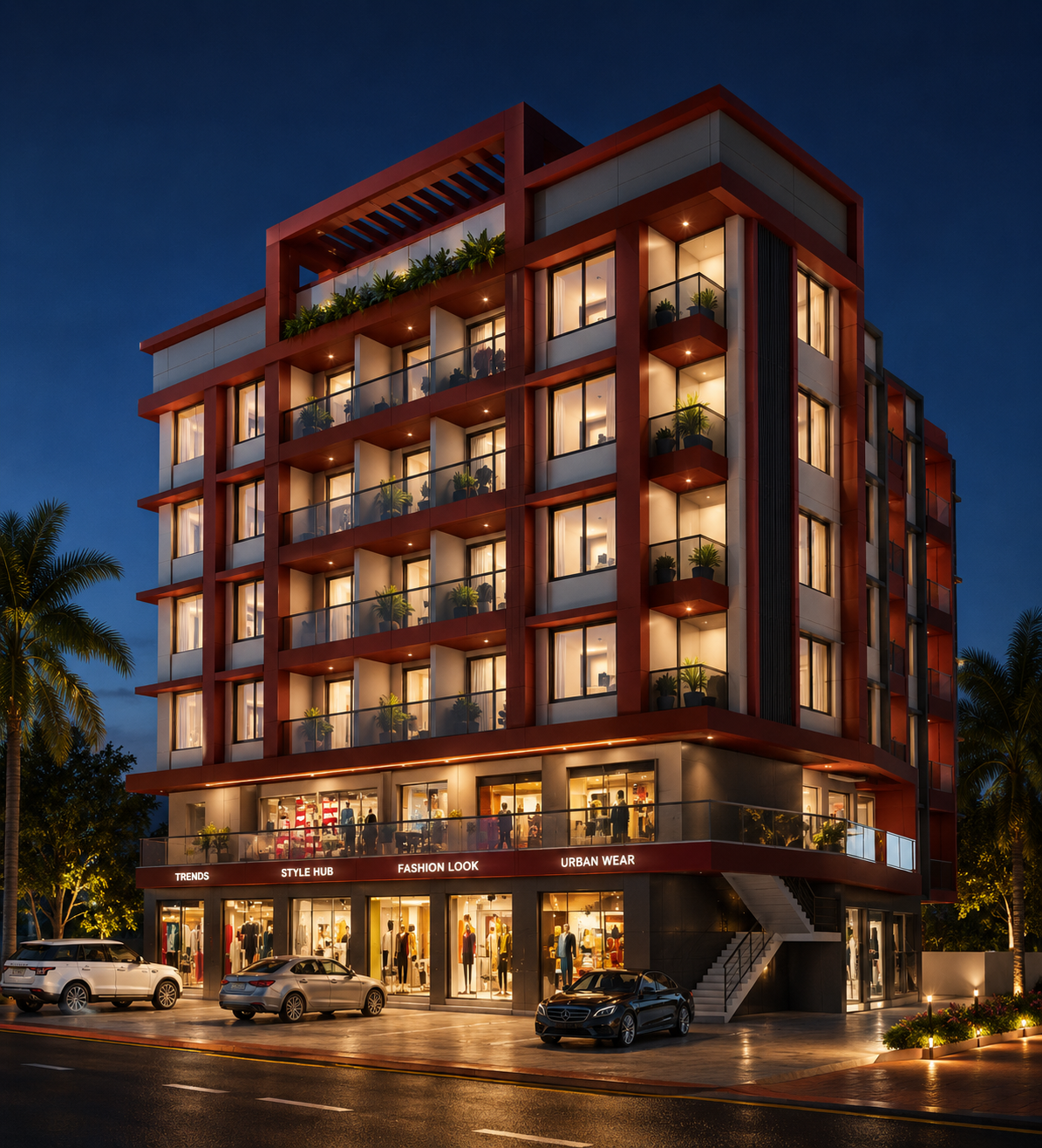 The Galaxy 1 and 2 BHK Luxurious Flats and Commercial Shops