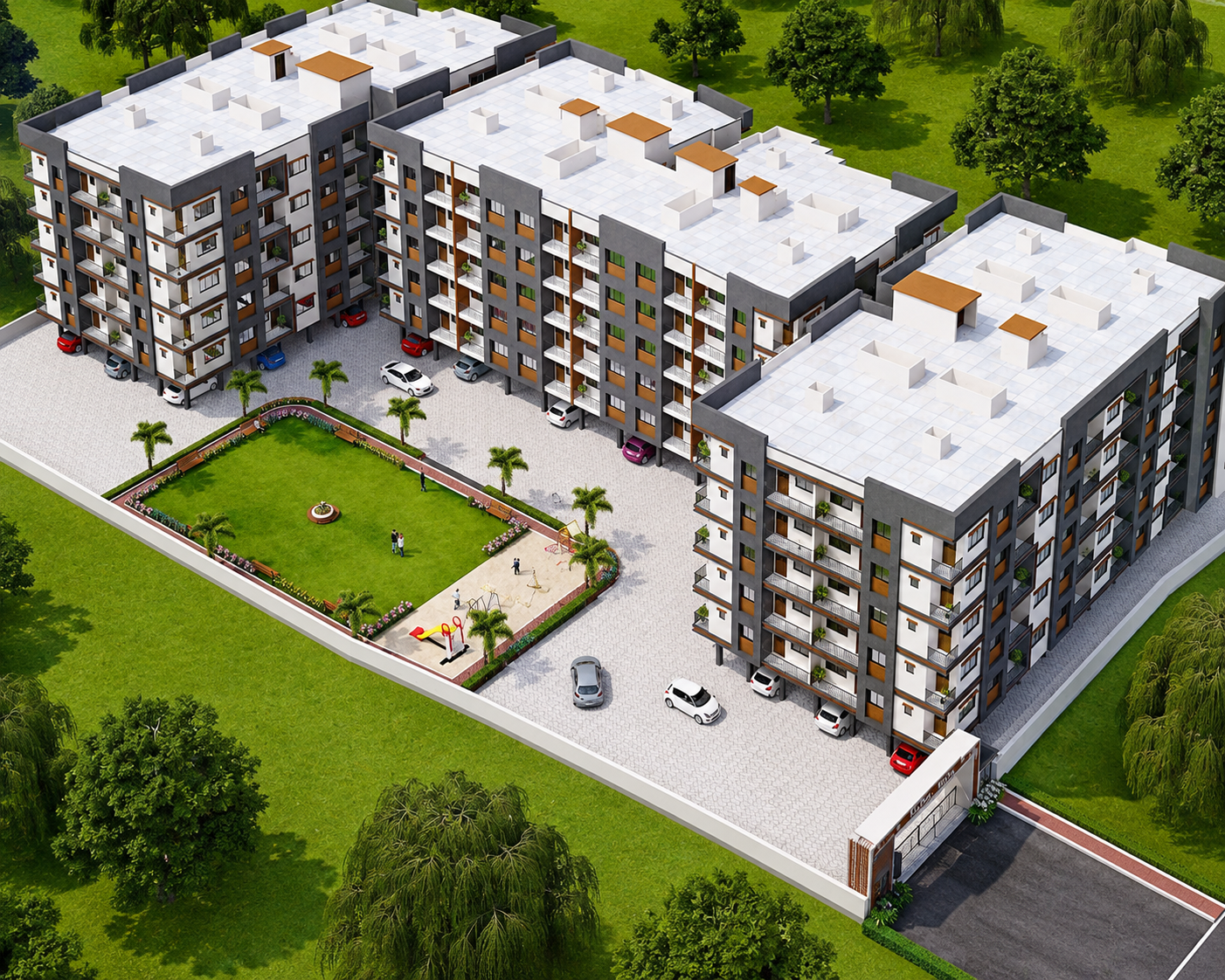 Madhav Vatika  1 & 2 BHK Flats in Chanod, Vapi