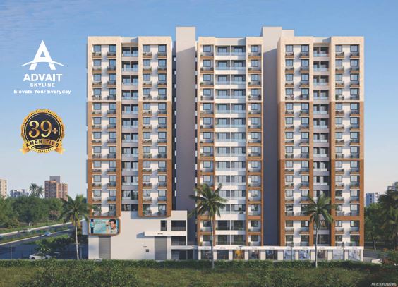 Advait Skyline by Dhanasvi Infra -1 & 2 BHK Premium Homes & Shops in Bhilad