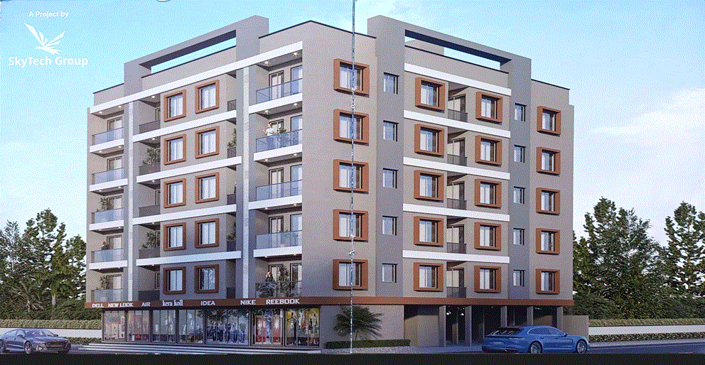 HAYAT APARTMENT -  SHOPS IN AHMAD NAGAR, KOPARLI ROAD |