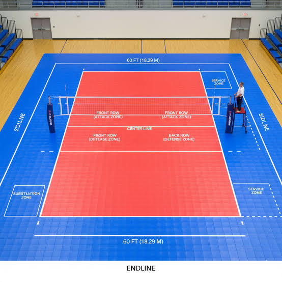 Volleyball court