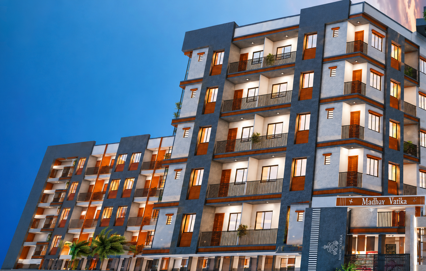 Madhav Vatika  1 & 2 BHK Flats in Chanod, Vapi