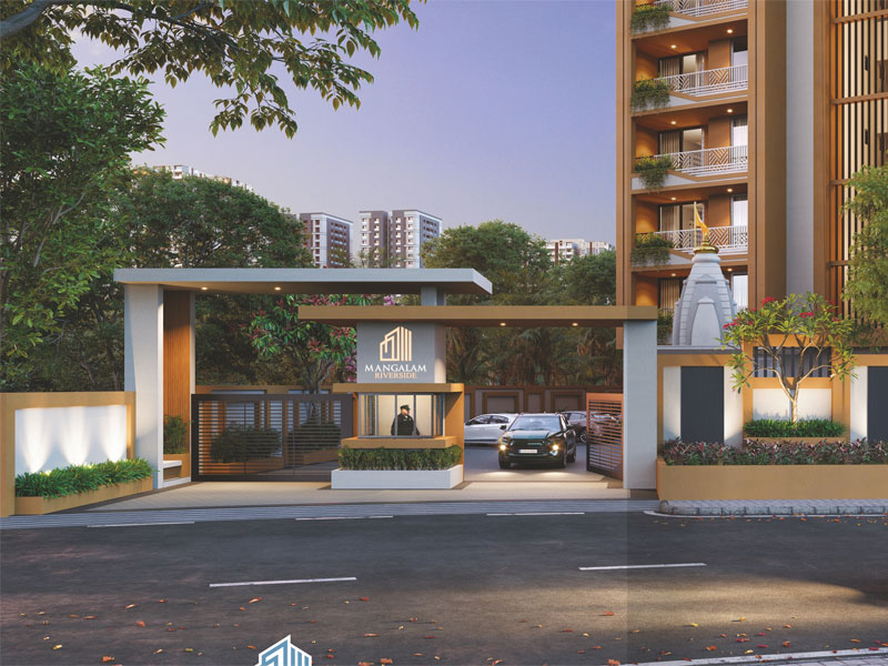Mangalam Riverside Silvassa | 2 & 3 BHK Flats & Shops