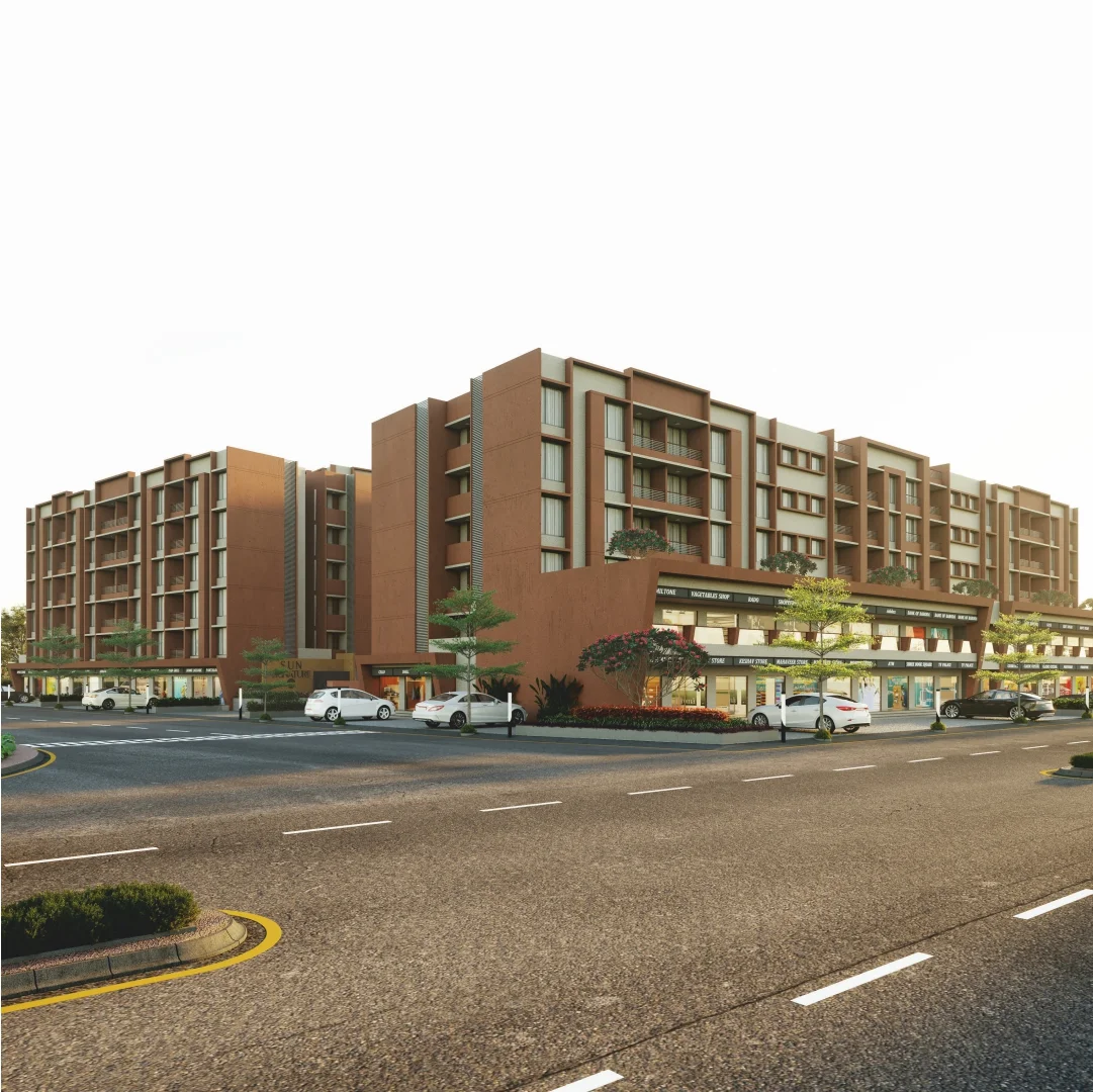 Sun Sanidhya Udwada | 1& 2 BHK Flats, 3 & 4 Bungalows & Shops