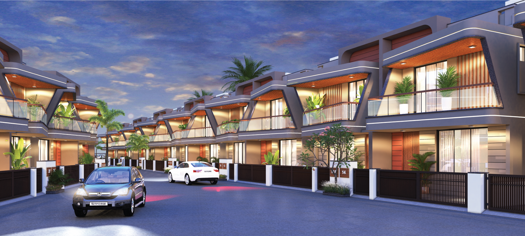 Shiv Sanidhya Avenue-2, 3 BHK Row houses in Nankwad, Valsad