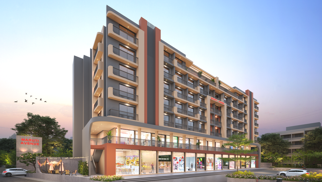 Maruti Avenue 2 & 3 BHK Flats & Shops in Dharampur