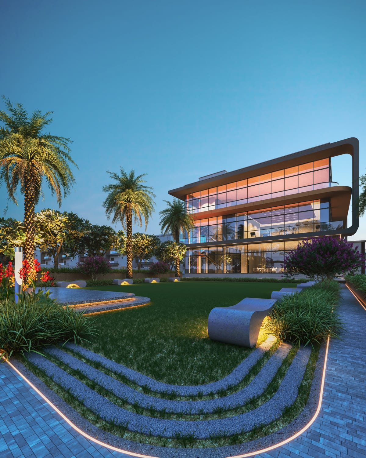 CK LAKE SIDE BY CK INFINTY - Premium 3 BHK Individual Bungalows in Kikarla, Udwada