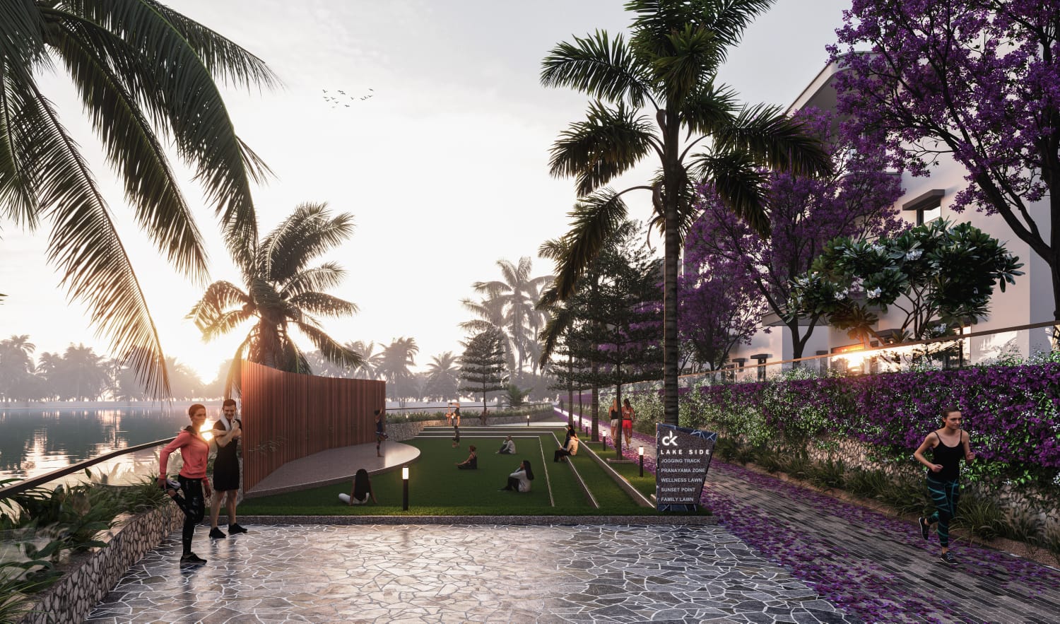 CK LAKE SIDE BY CK INFINTY - Luxury 3 & 4 BHK Individual Bungalows and Open Plots in Kikarla