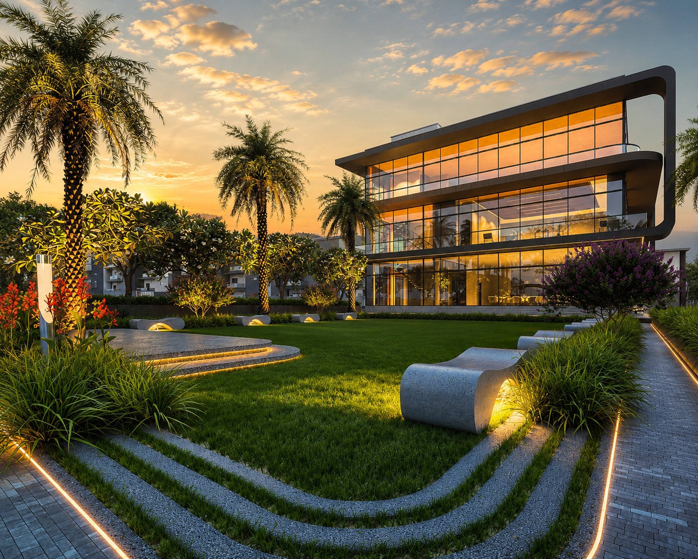 CK LAKE SIDE BY CK INFINTY - Luxury 3 & 4 BHK Individual Bungalows and Open Plots in Kikarla