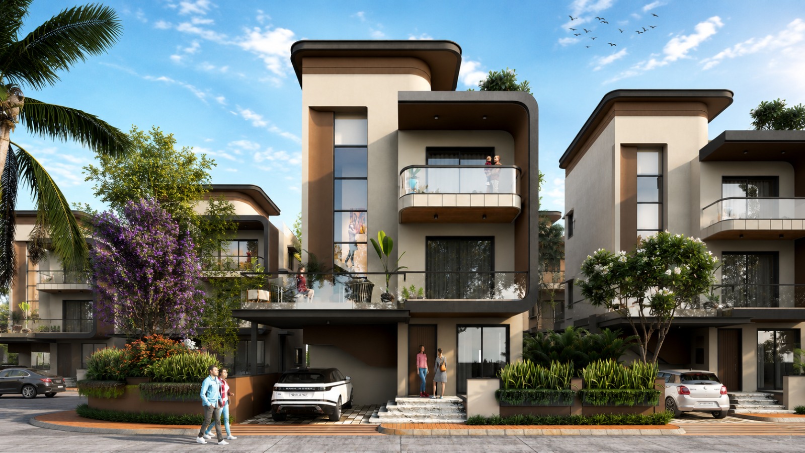 CK LAKE SIDE BY CK INFINTY - Luxury 3 & 4 BHK Individual Bungalows and Open Plots in Kikarla